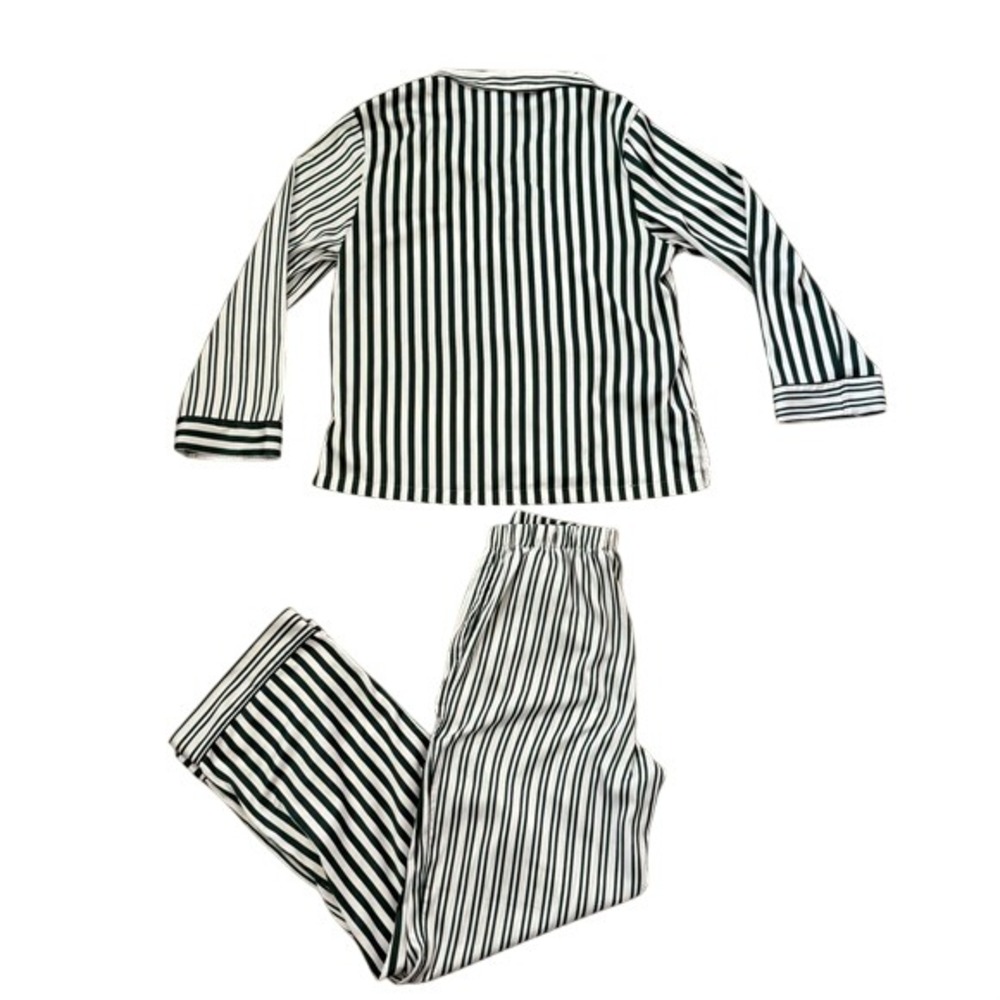 Victoria's Secret Pinstripe Satin Pajamas - Picture 4 of 4